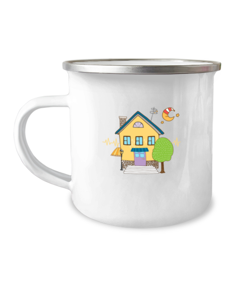 12 oz Camper Mug Coffee, ravel mug, Funny House Home Scouting