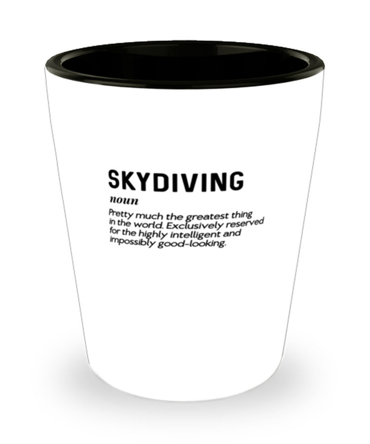 Shot Glass Tequila Party Funny Skydiving Adventure