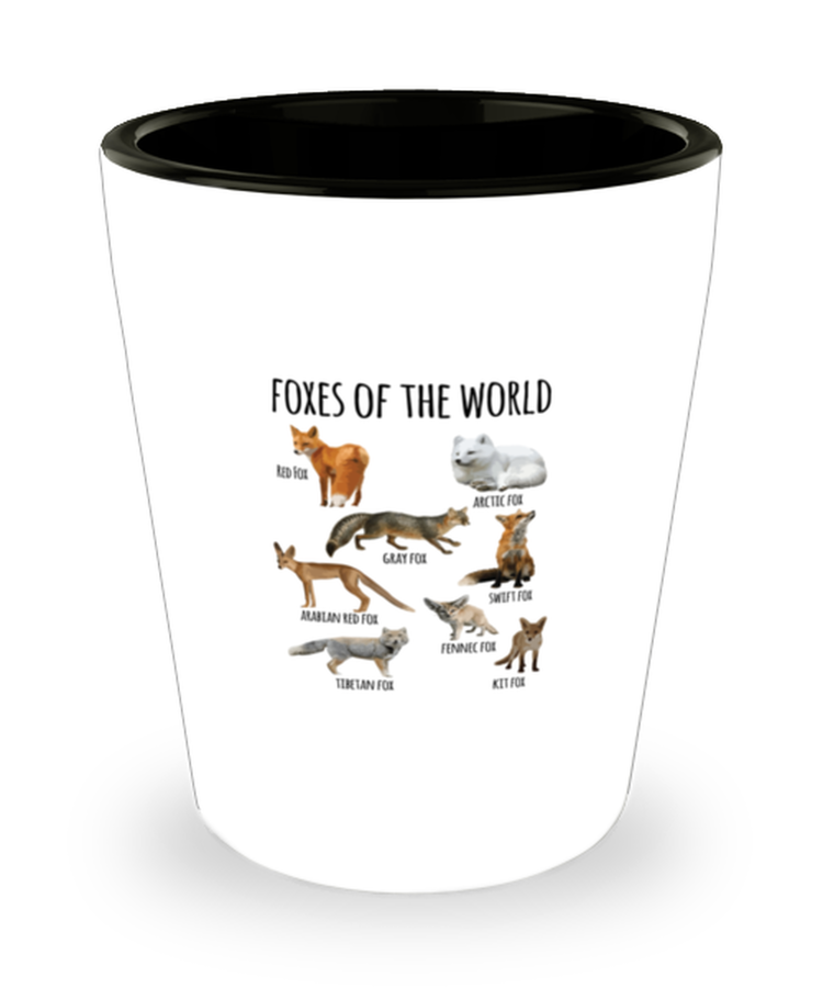 Shot Glass Tequila Party Funny Foxes of the world