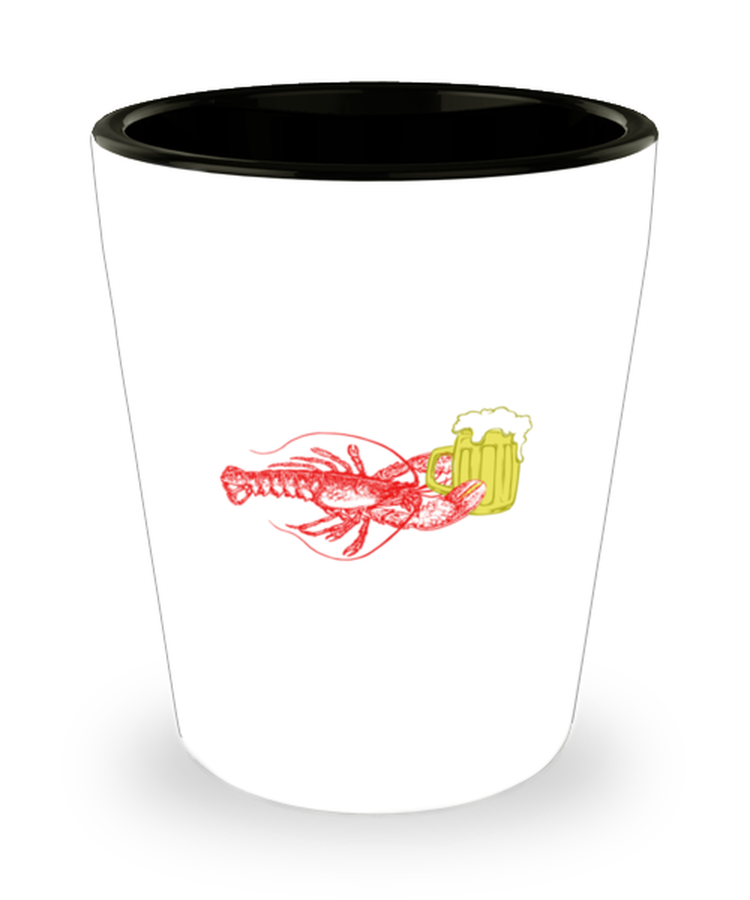 Shot Glass Tequila Party Funny Beer Drinking Lobster