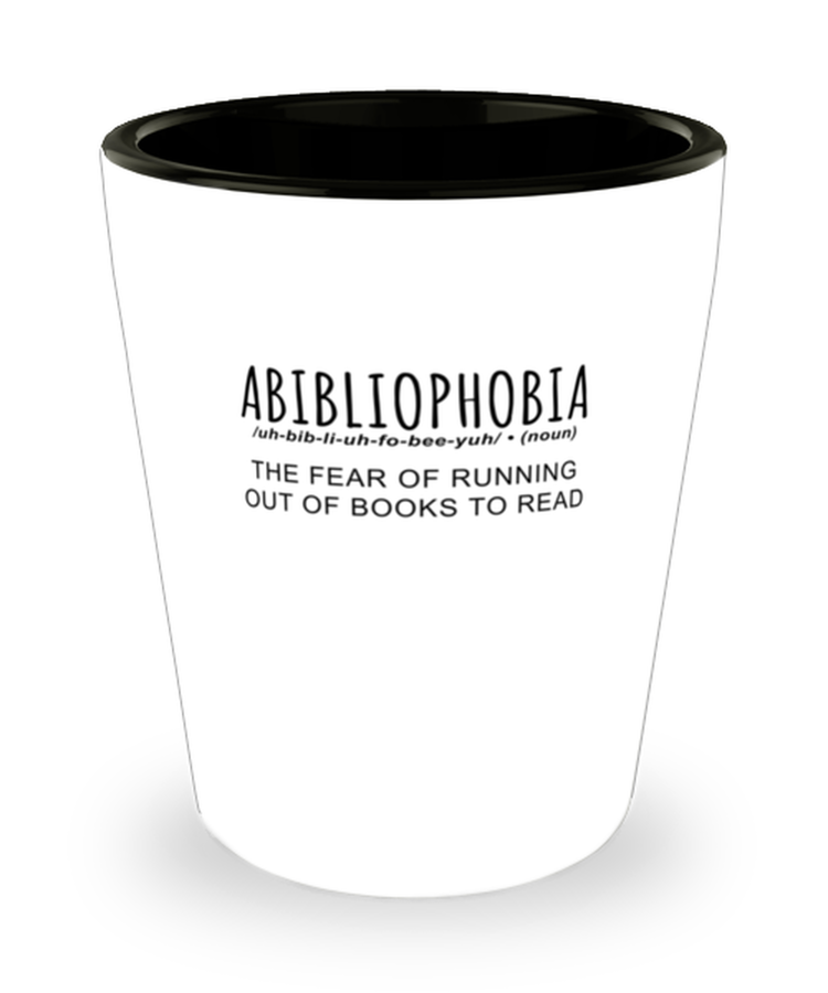 Shot Glass Tequila Party  Funny Abibliophobia reading