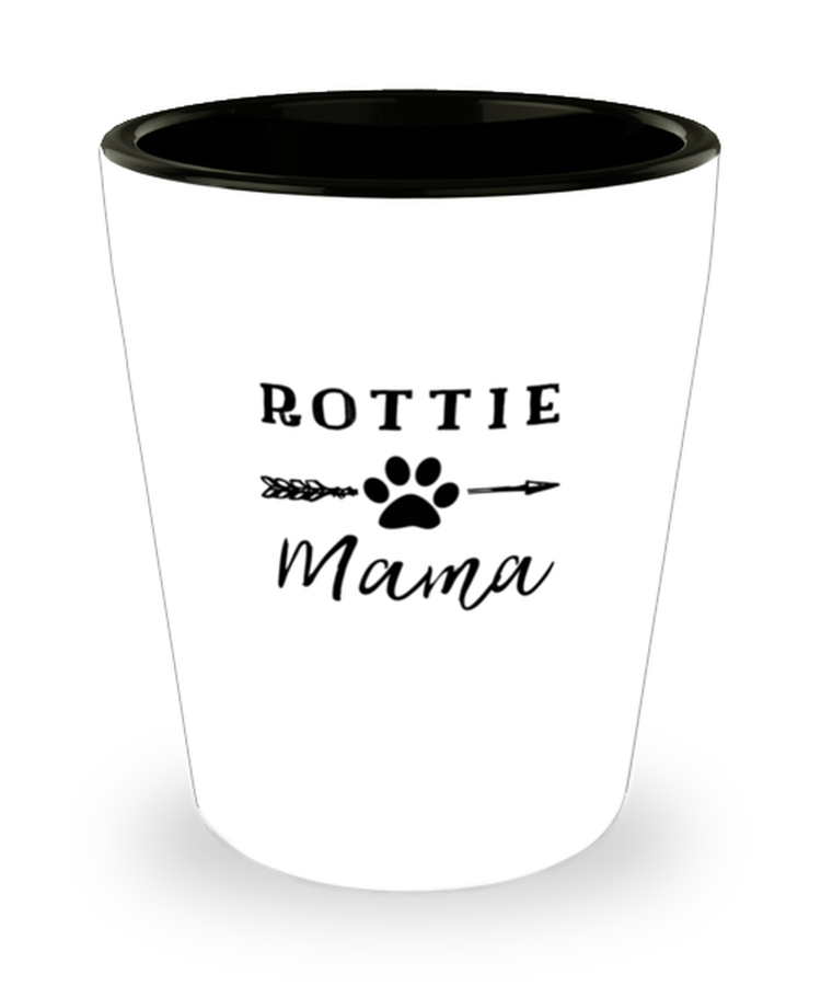 Shot Glass Tequila Party  Funny Rottie Mama