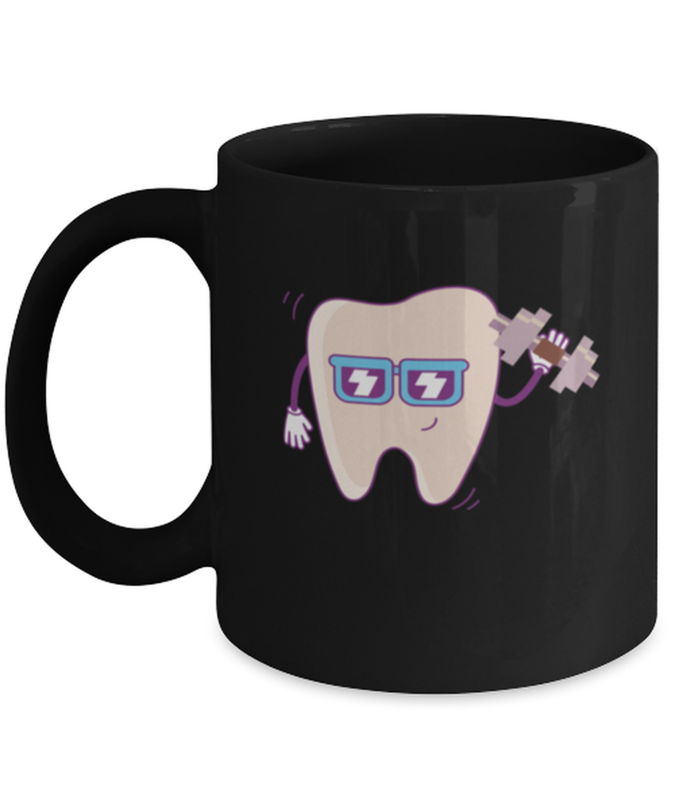 Coffee Mug Funny Weightlifting Tooth