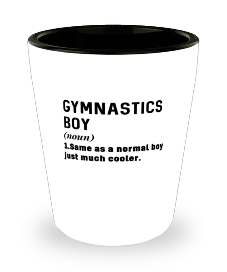 Shot Glass Tequila Party Funny Gymnastics Boy definition