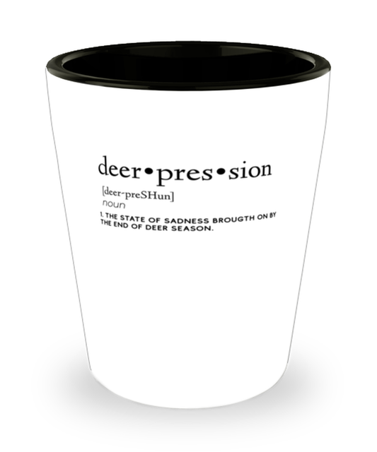 Shot Glass Tequila Party Funny deerpression definition