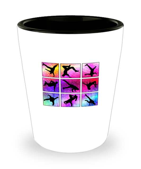 Shot Glass Tequila Party Funny Hip Hop Break dance poses