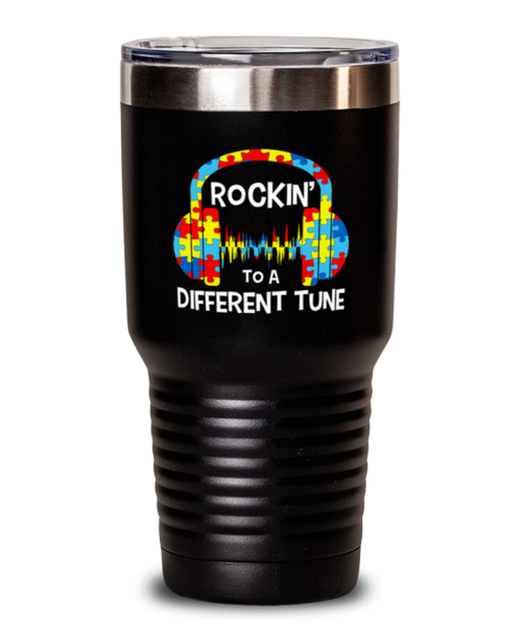 30 oz Tumbler Stainless Steel  Funny rockin' to a different tune
