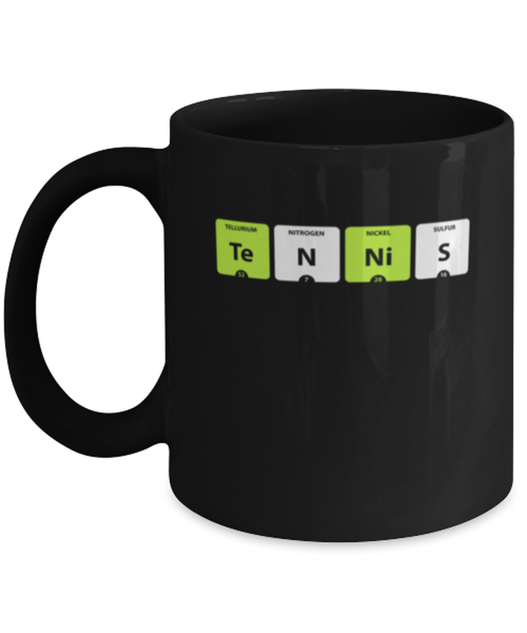 Coffee Mug Funny Tennis Periodic Table Elements