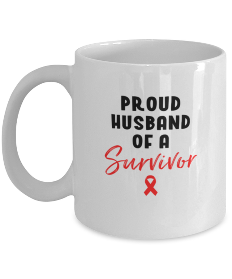 Coffee Mug Funny Proud Husband Of Survivor