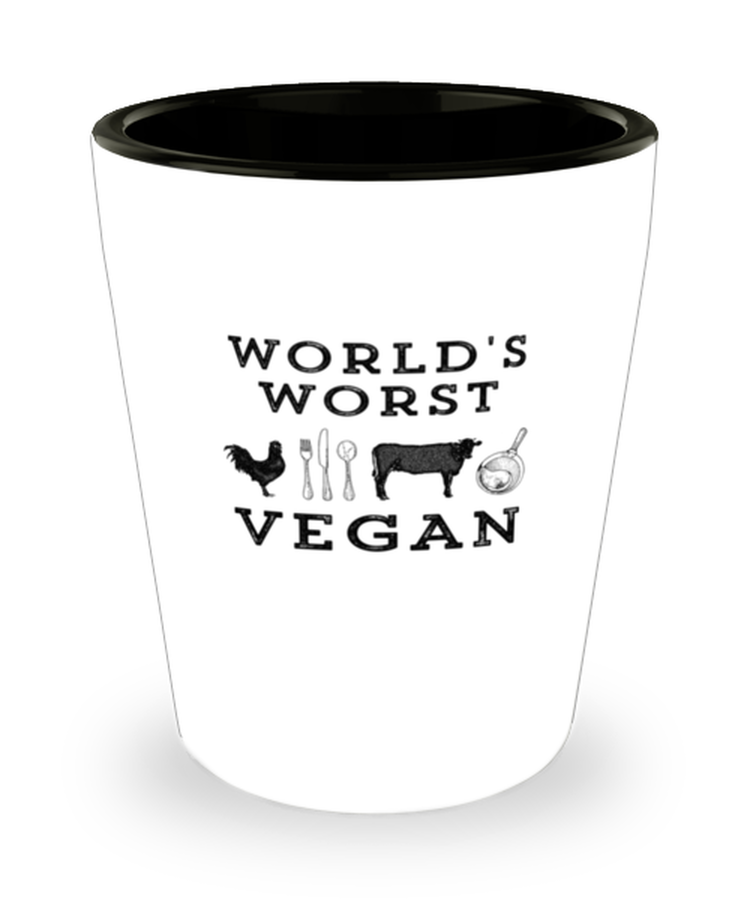 Shot Glass Tequila Party  Funny World's Worst Vegan