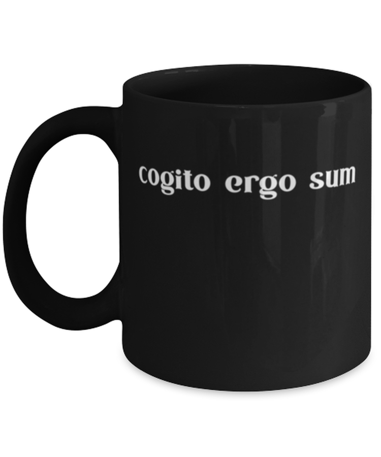 Coffee Mug Funny Cogito Ergo Sum
