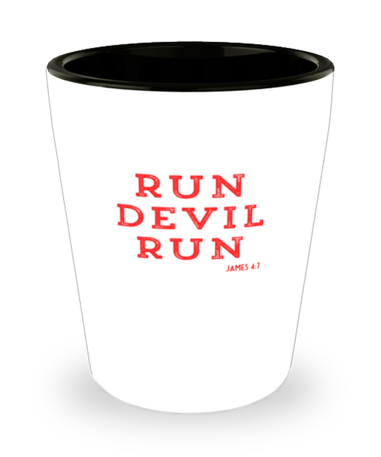 Shot Glass Tequila Party Funny Run Devil Run James 4:7