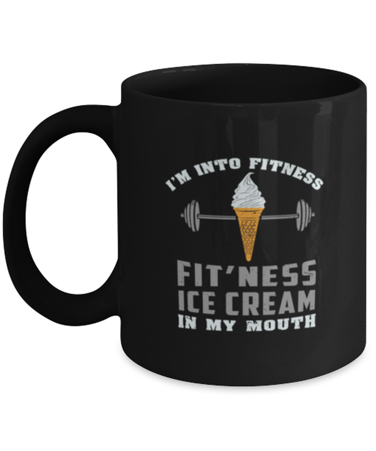 Coffee Mug Funny Ice Cream Workout Exercise