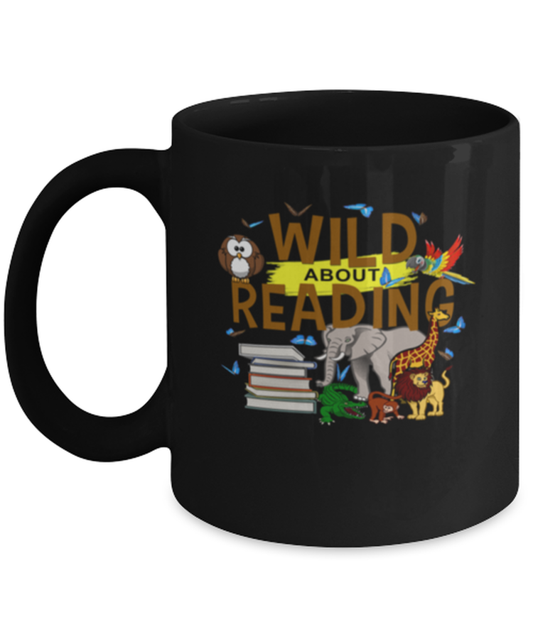 Coffee Mug Funny Wild about reading