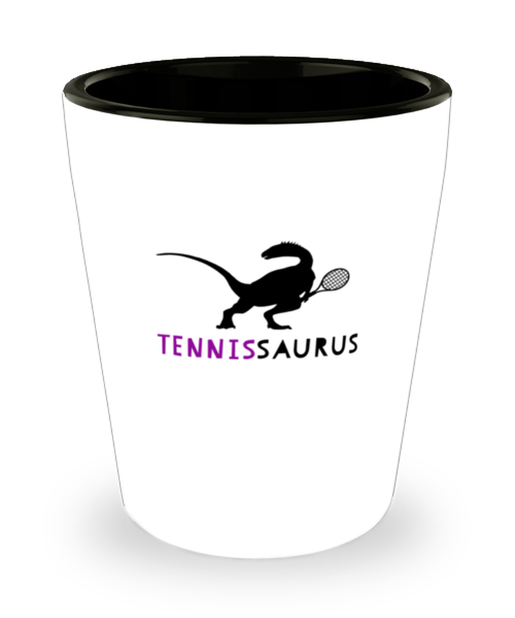 Shot Glass Tequila Party Funny tennissaurus