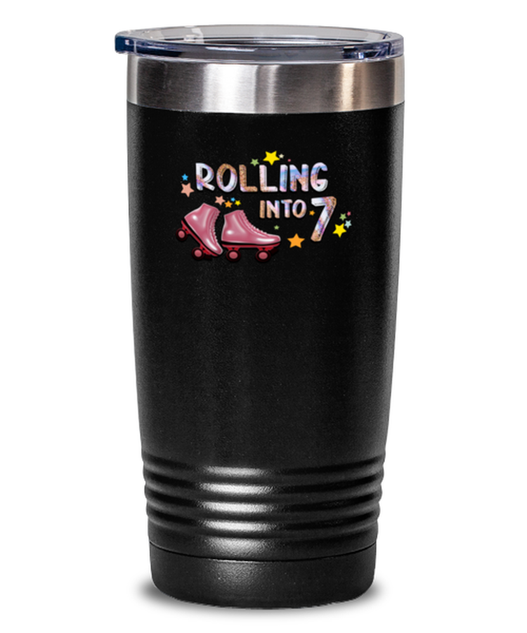 20 oz Tumbler Stainless Steel Funny rolling into 7