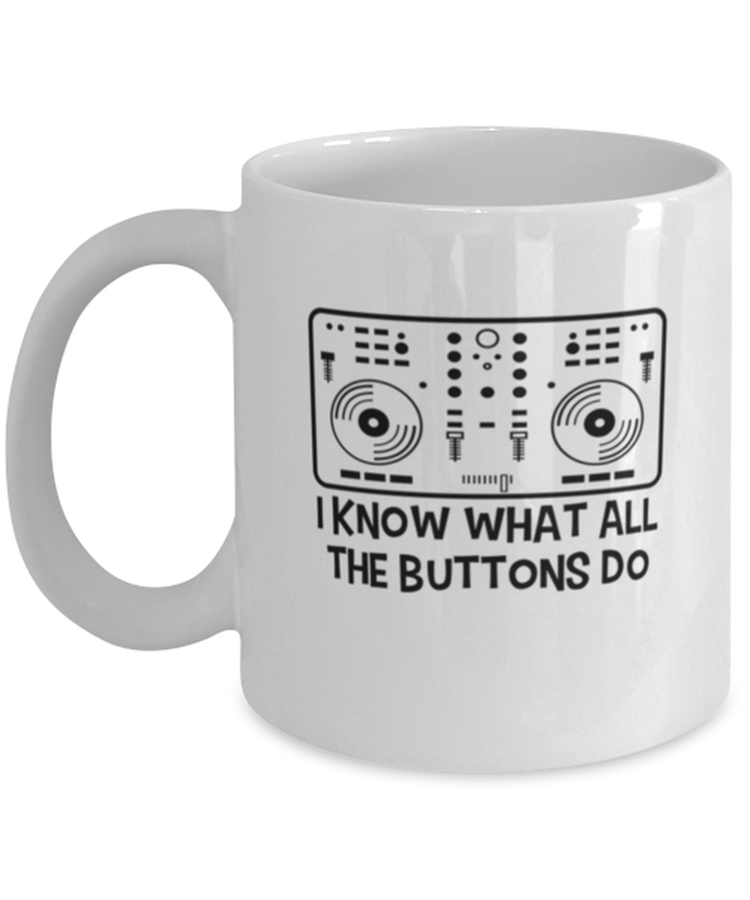 Coffee Mug Funny i know what all the buttons do