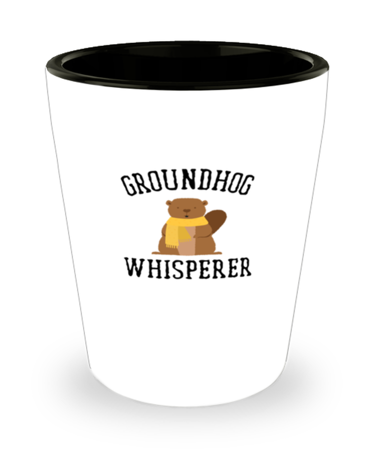 Shot Glass Tequila Party  Funny groundhog whisperer