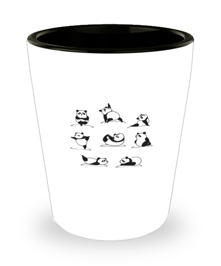 Shot Glass Tequila Party Funny yoga panda