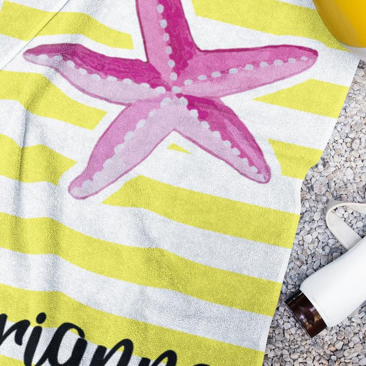 PERSONALIZED SUMMER BEACH TOWEL