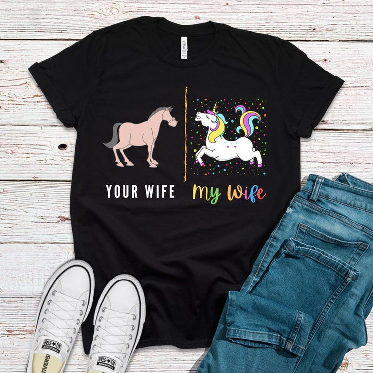 Your Wife vs My Wife Husband Shirt