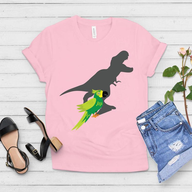 Parrot Birds Dinosaurs Motivational Shirt