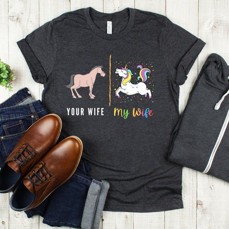 Your Wife vs My Wife Husband Shirt