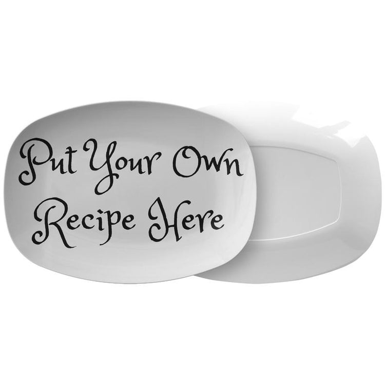 Personalized Put Your Own Recipe Platter