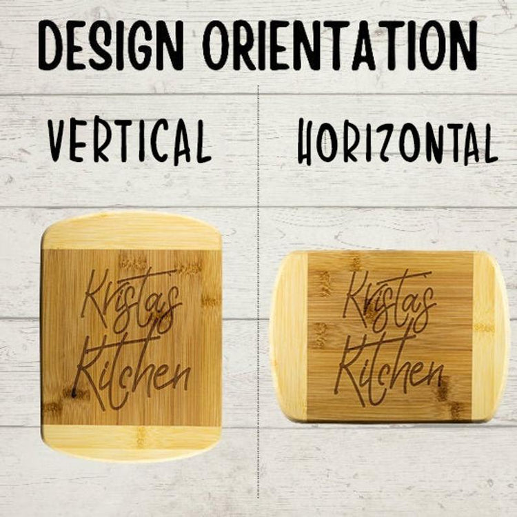 Customized Name Wood Cutting Board