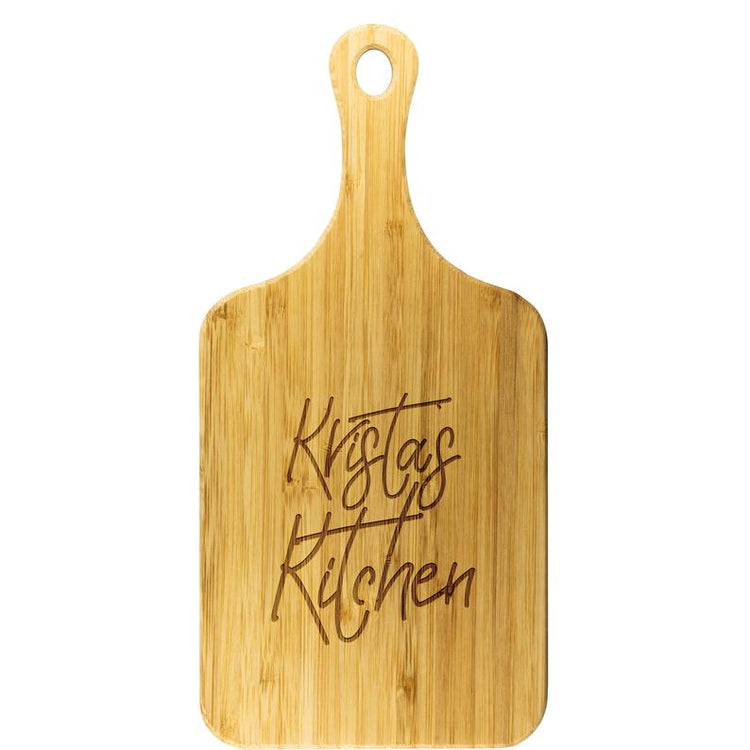 Personalized Name Cutting Board with Handle
