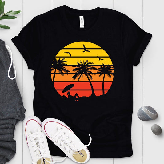 Sunset Silhouette Travel Shirt