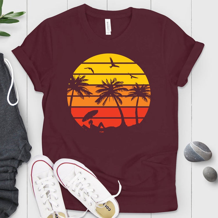 Sunset Silhouette Travel Shirt