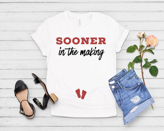 Sooner In The Making Future Mom Shirt - Teegarb