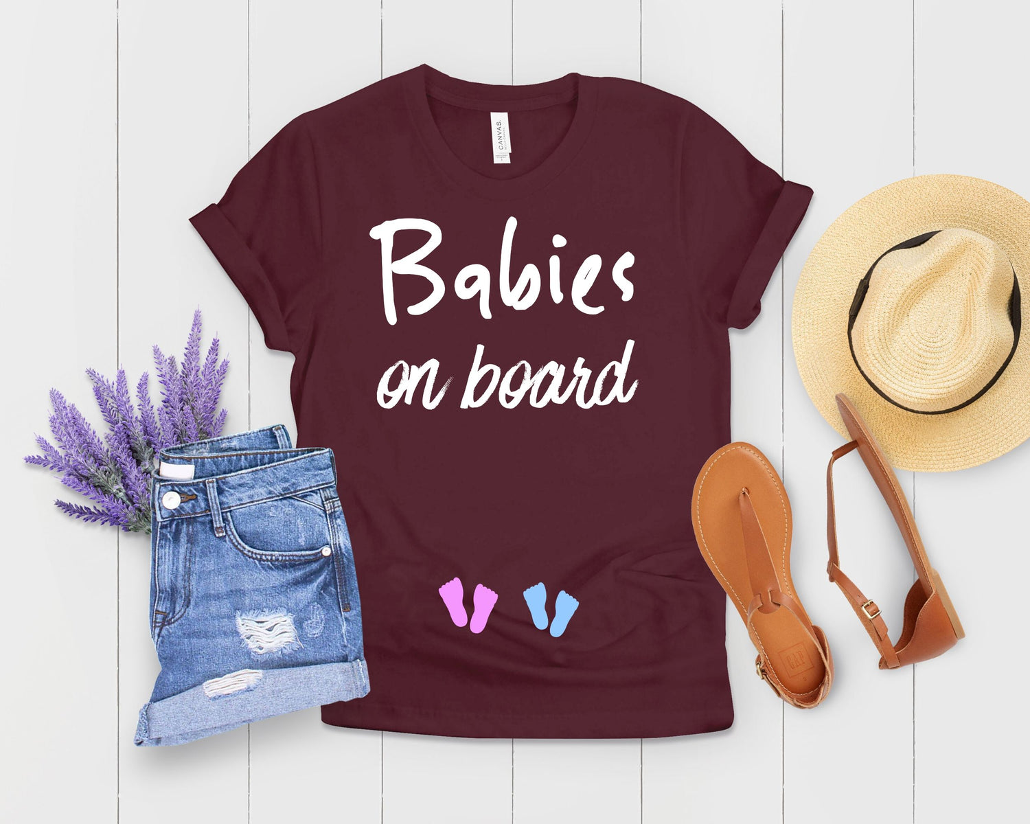 Babies On Board Baby Bump Shirt - Teegarb