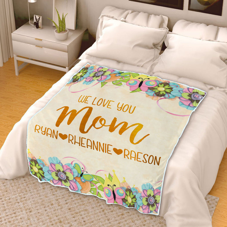 Personalized Blanket for Mom - Teegarb