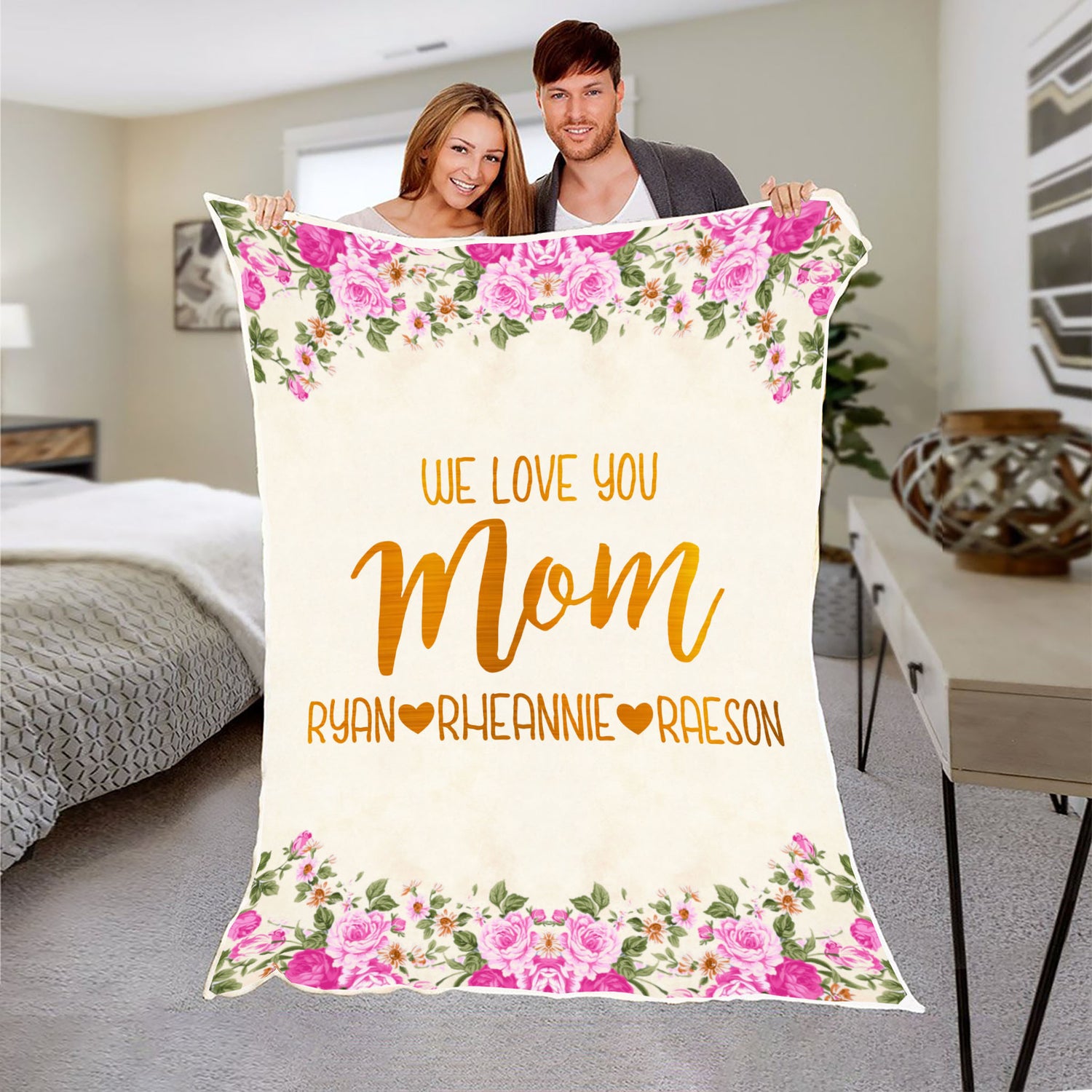 Personalized Blanket for Mom - Teegarb