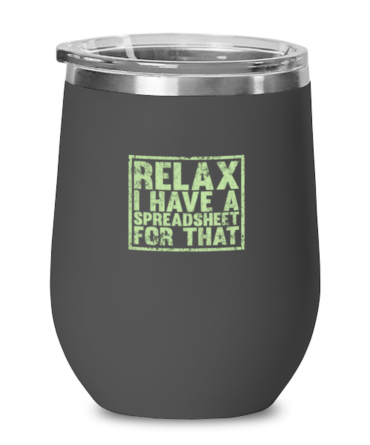 Wine  Tumbler Stainless Steel Insulated  Funny Lady In The Streets Freak In The Spreadsheets