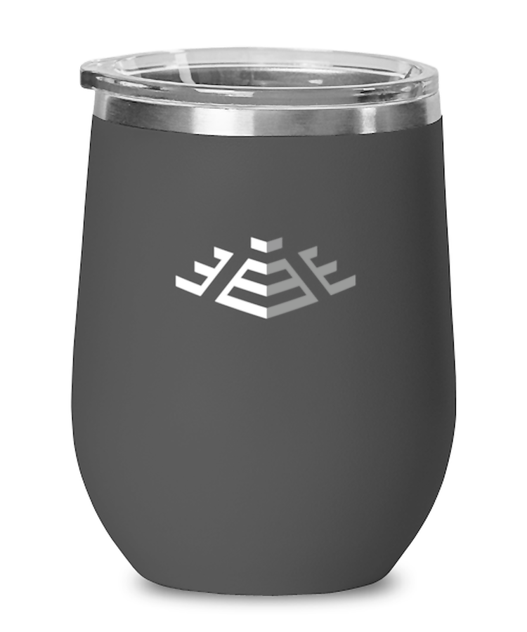 Wine Tumbler Stainless Steel Insulated  Funny Mayan Step Pyramid Travel Vacation
