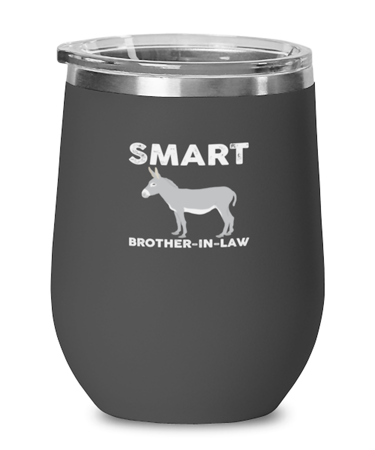 Wine Tumbler Stainless Steel Insulated Funny Smart Brother-In-Law Thanksgiving