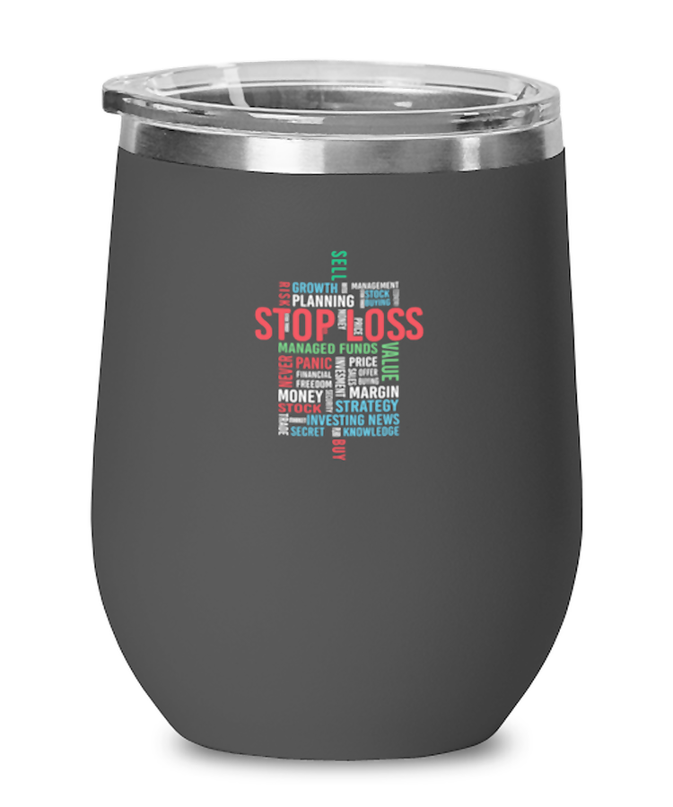 Wine Tumbler Stainless Steel Insulated  Funny Market Trader Busines