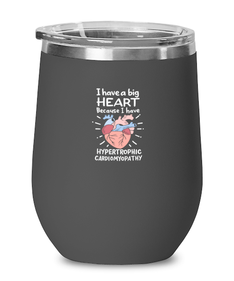 Wine Tumbler Funny Myocardiopathy Heart Health