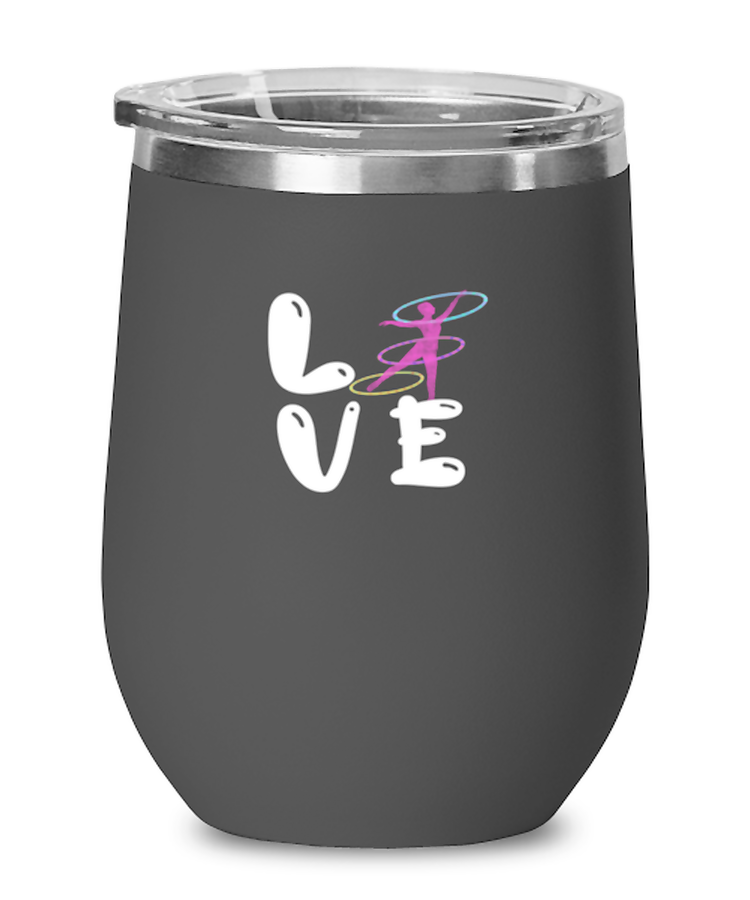 Wine Tumbler Funny Hula Hoop Dancing Hooper