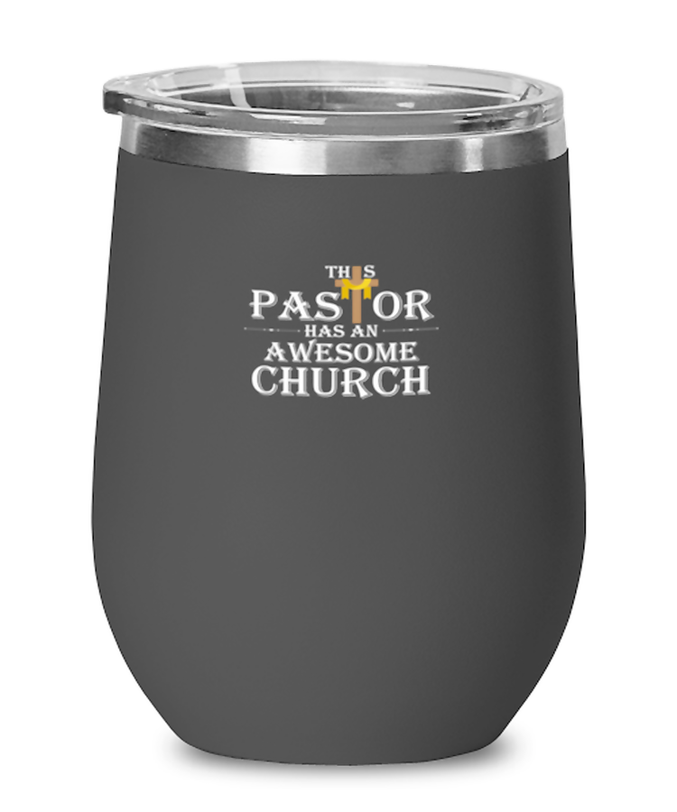 Wine Tumbler Funny Pastor Church Minister