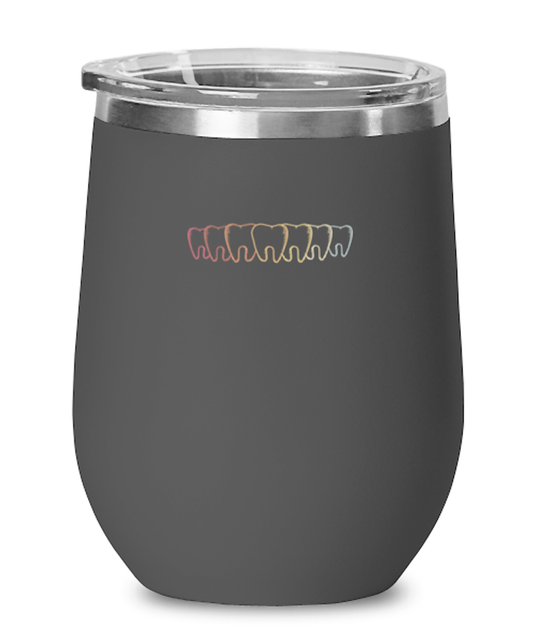 Wine Tumbler Stainless Steel Funny Dentist Dental Teeth