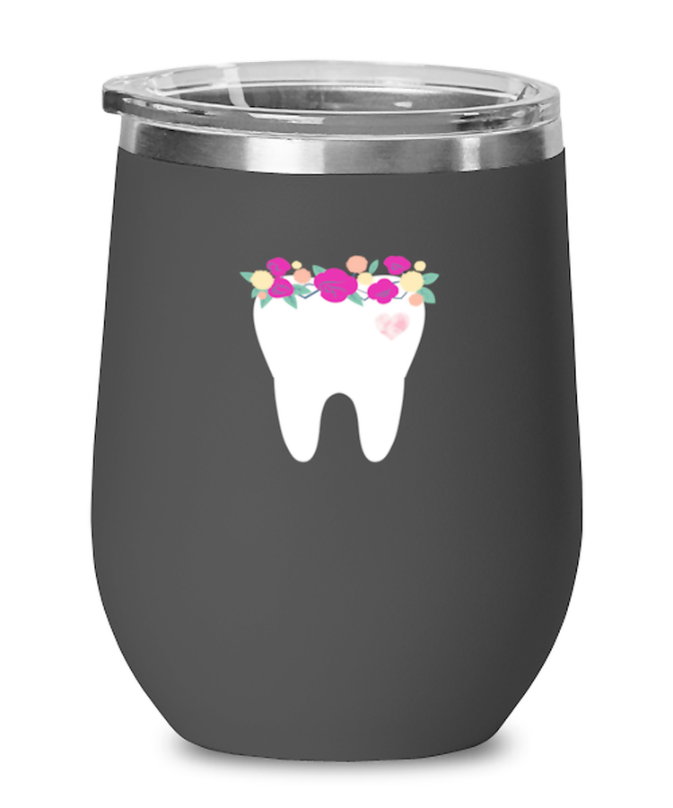 Wine Tumbler Stainless Steel Insulated Funny Dental Assistant Dentist