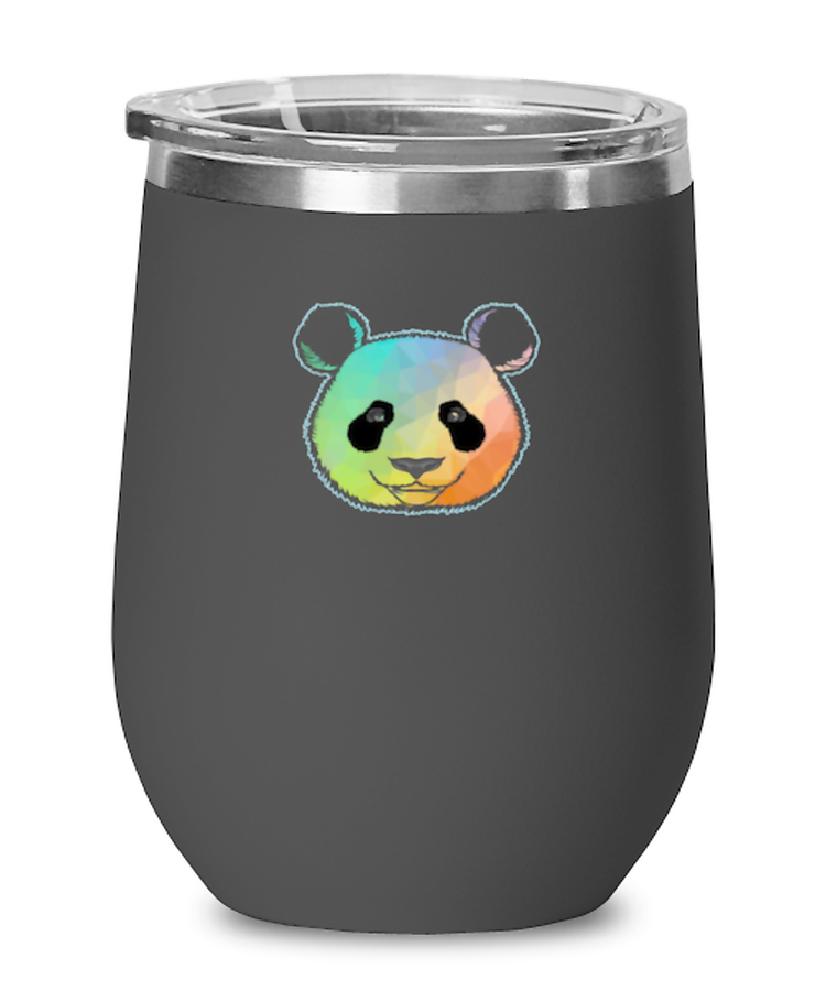 Wine Tumbler Stainless Steel Insulated Funny Cute Panda Face Animal