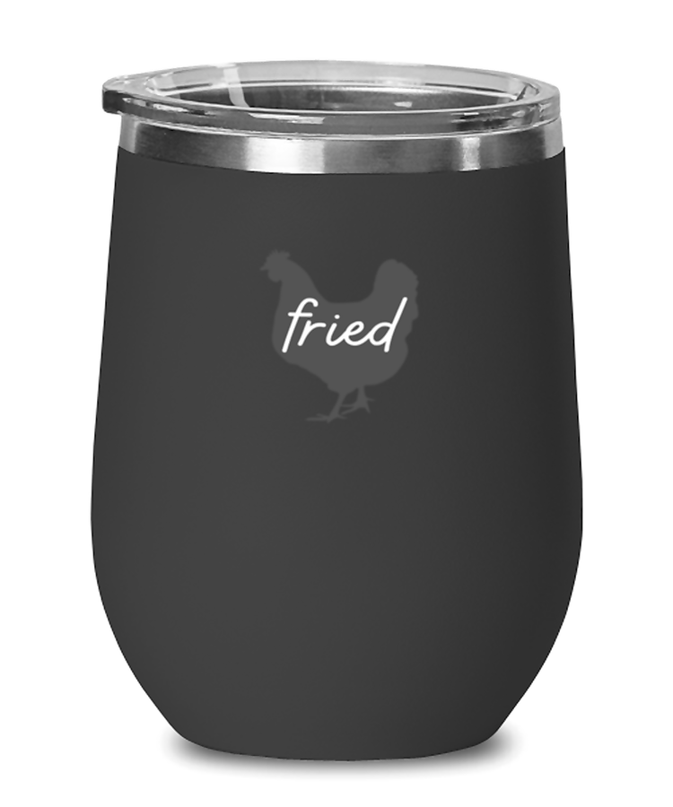 Wine Tumbler Stainless Steel Insulated  Funny Fried Chicken Hen