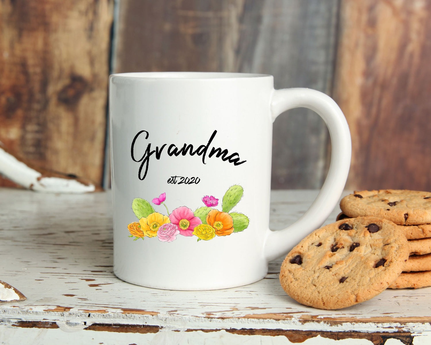 New Grandma and Grandpa Gift Baby Announcement Mug - Teegarb
