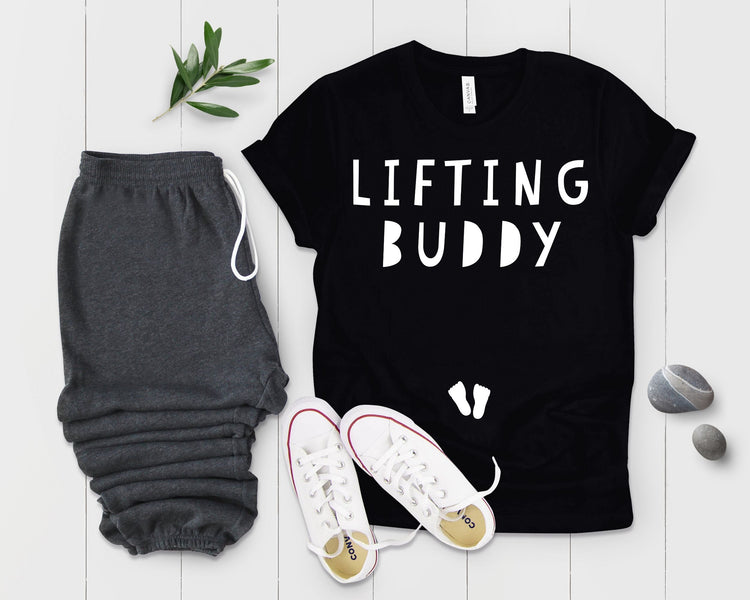 Lifting Buddy Baby Bump Shirt - Teegarb